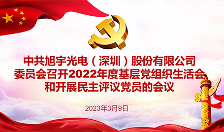 伟德国际1949召开2022年度党支部组织生活会和民主评议会