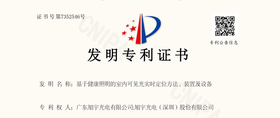 喜报 | 伟德国际1949荣获可见光通信领域国家发明专利授权